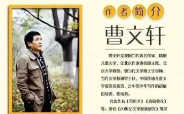 曹文轩的草房子读书心得8篇