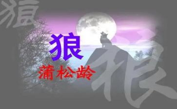 《狼》的读后感600字7篇