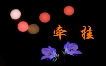 我牵挂的作文通用8篇