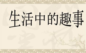 做一件趣事作文参考8篇
