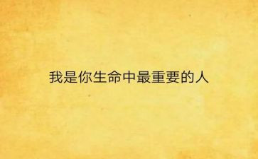 对我最重要的人作文优秀8篇