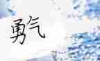 勇气的作文700字8篇